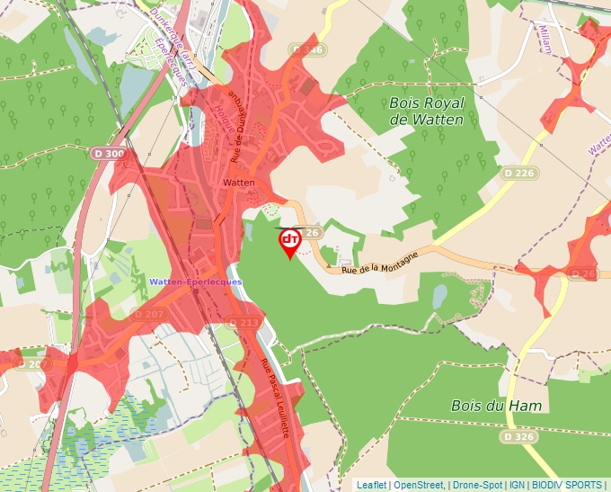 Carte Géoportail pour les drones de loisir