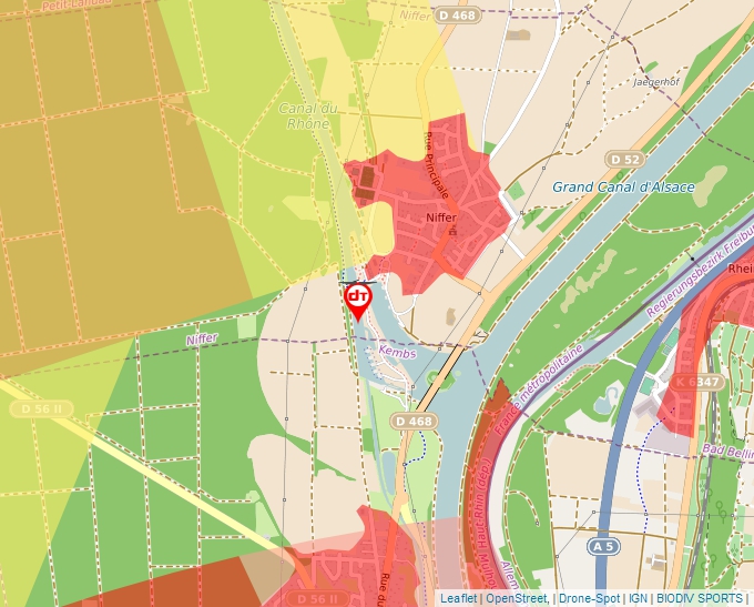 Carte Géoportail pour les drones de loisir