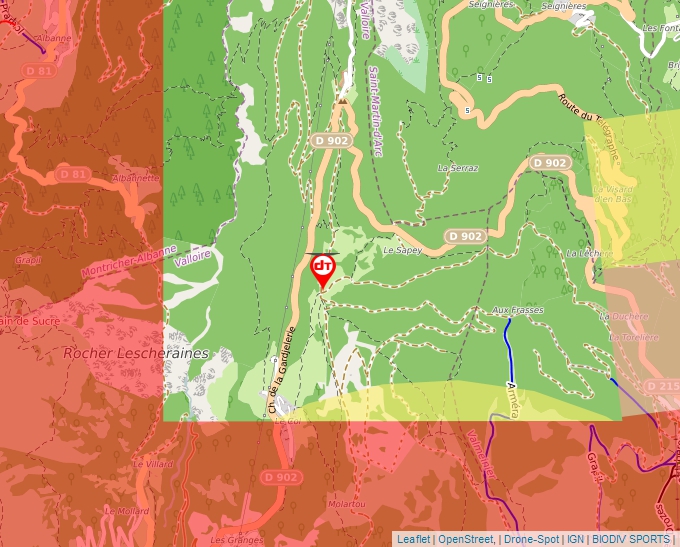 Carte Géoportail pour les drones de loisir