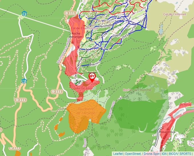 Carte Géoportail pour les drones de loisir