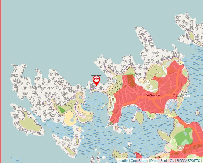 Carte Géoportail pour les drones de loisir