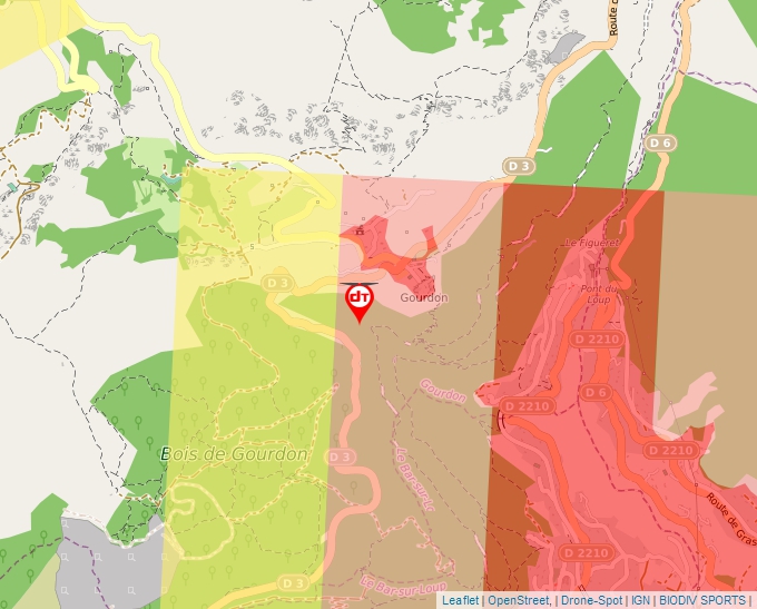 Carte Géoportail pour les drones de loisir