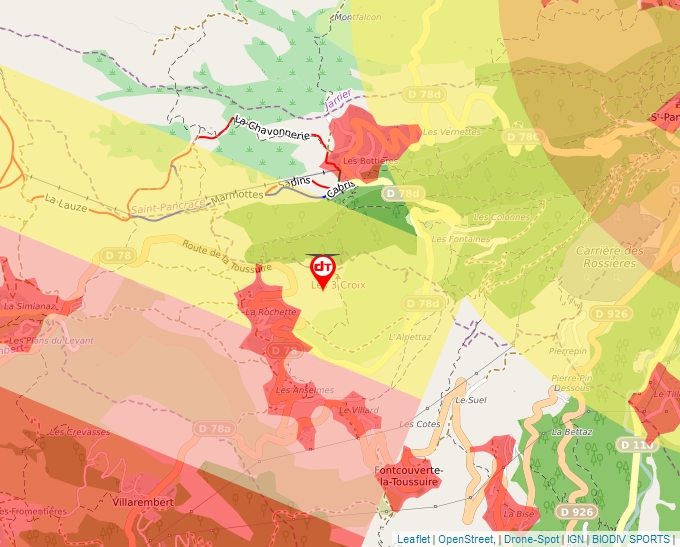 Carte Géoportail pour les drones de loisir