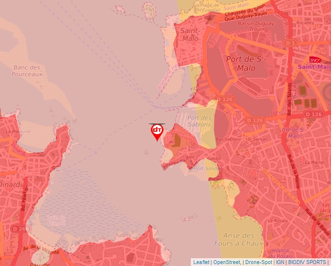 Carte Géoportail pour les drones de loisir