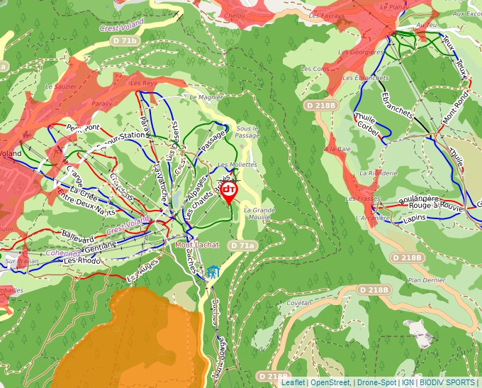 Carte Géoportail pour les drones de loisir