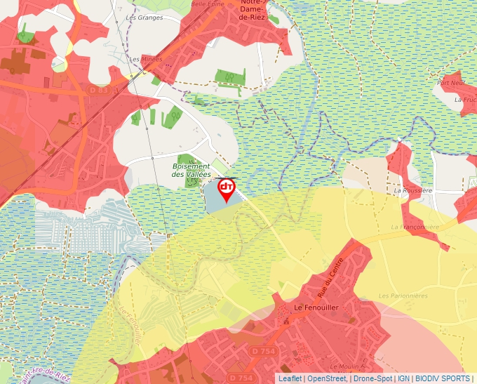 Carte Géoportail pour les drones de loisir