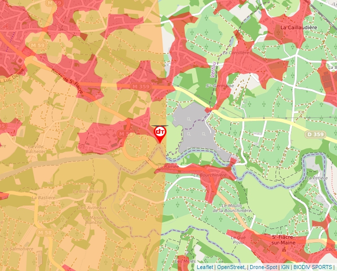 Carte Géoportail pour les drones de loisir