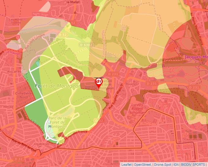 Carte Géoportail pour les drones de loisir