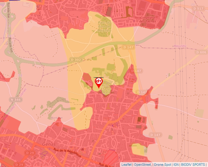 Carte Géoportail pour les drones de loisir