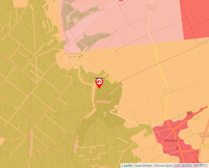 Carte Géoportail pour les drones de loisir