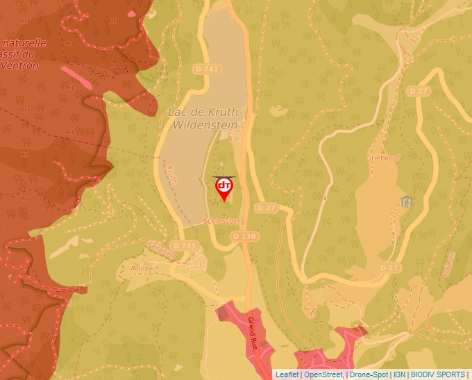 Carte Géoportail pour les drones de loisir