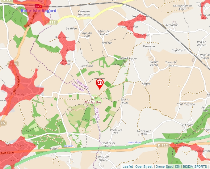 Carte Géoportail pour les drones de loisir