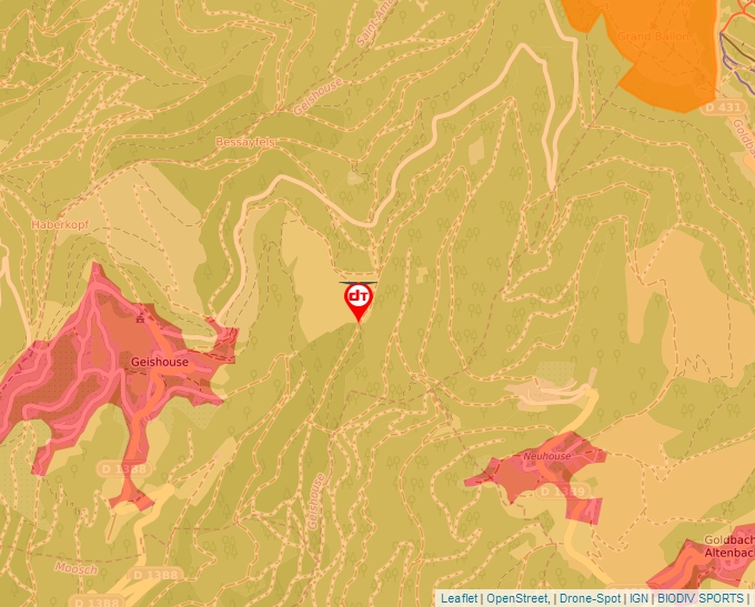 Carte Géoportail pour les drones de loisir