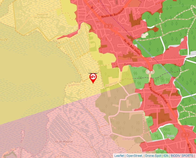 Carte Géoportail pour les drones de loisir