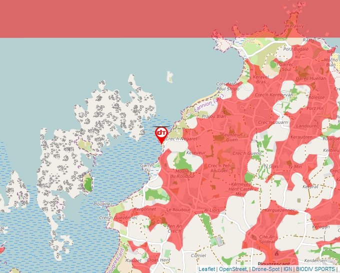 Carte Géoportail pour les drones de loisir