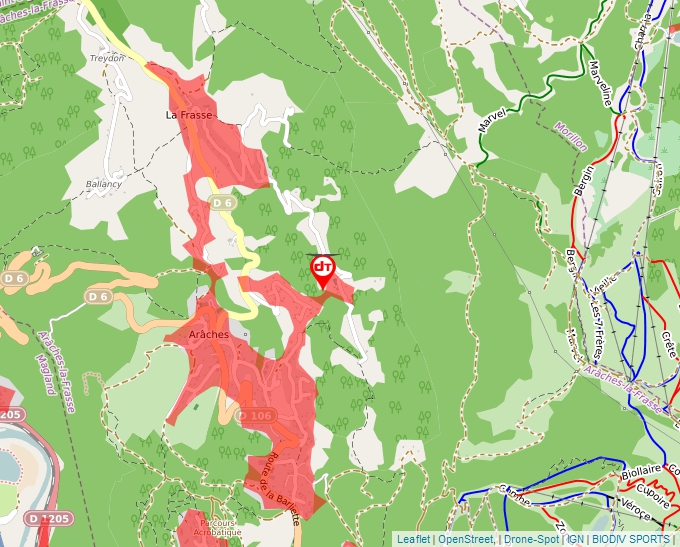 Carte Géoportail pour les drones de loisir