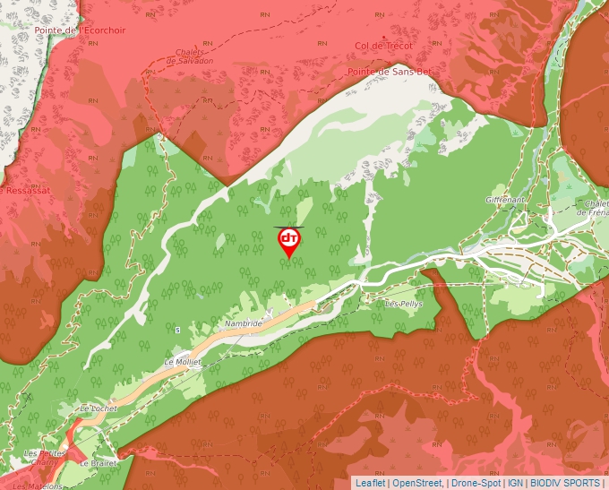 Carte Géoportail pour les drones de loisir