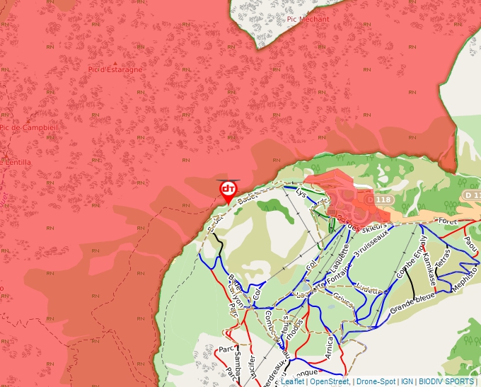 Carte Géoportail pour les drones de loisir