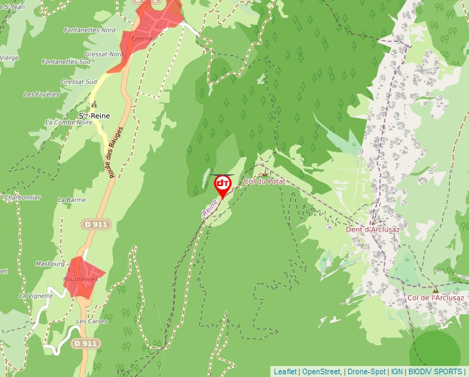 Carte Géoportail pour les drones de loisir