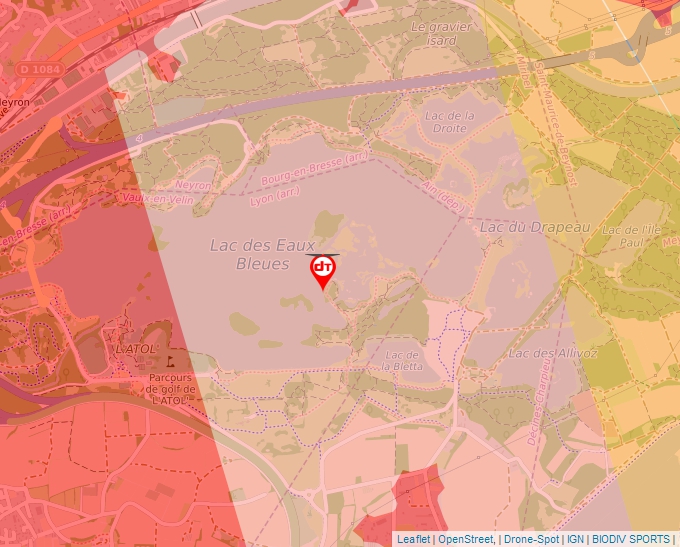 Carte Géoportail pour les drones de loisir