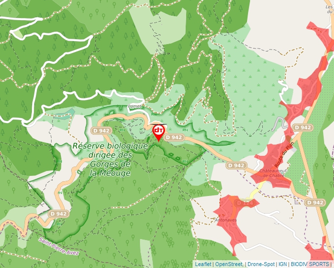 Carte Géoportail pour les drones de loisir