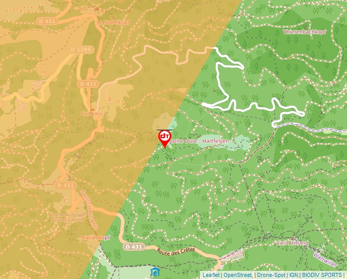 Carte Géoportail pour les drones de loisir