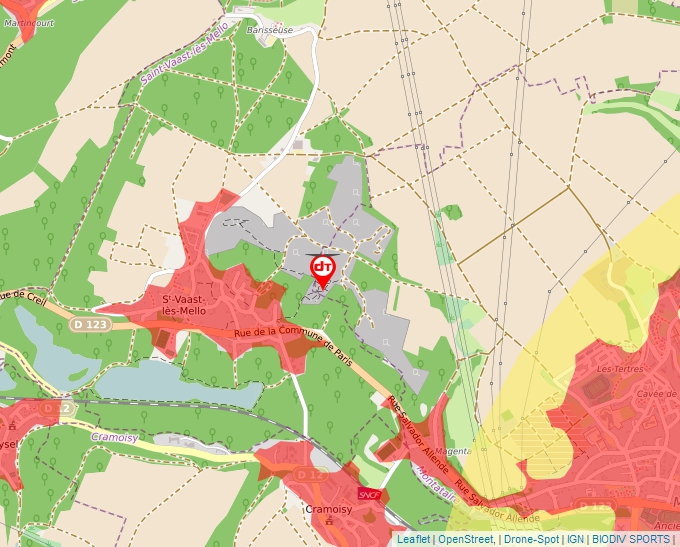 Carte Géoportail pour les drones de loisir