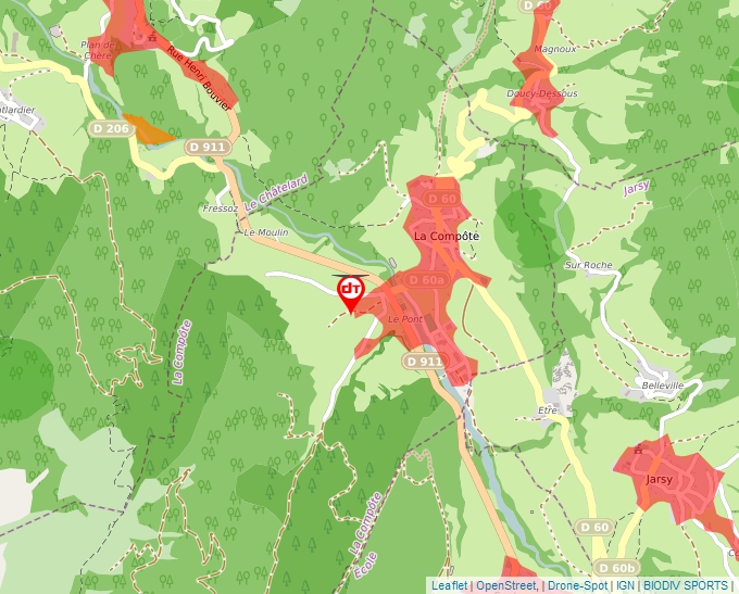 Carte Géoportail pour les drones de loisir