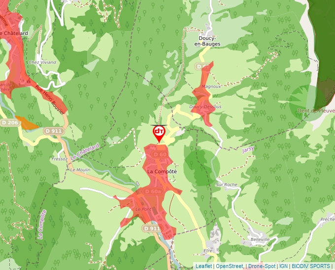 Carte Géoportail pour les drones de loisir