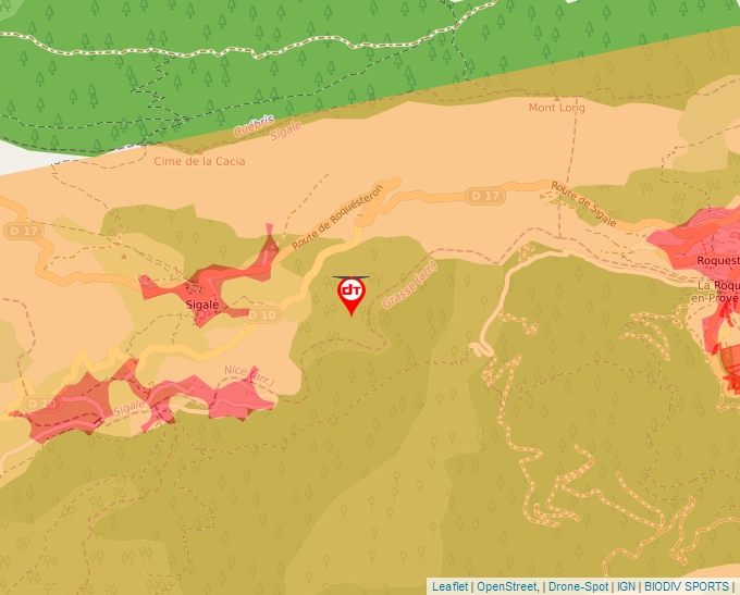 Carte Géoportail pour les drones de loisir