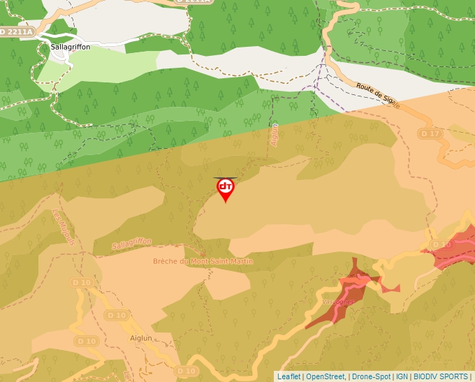 Carte Géoportail pour les drones de loisir