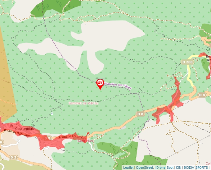 Carte Géoportail pour les drones de loisir