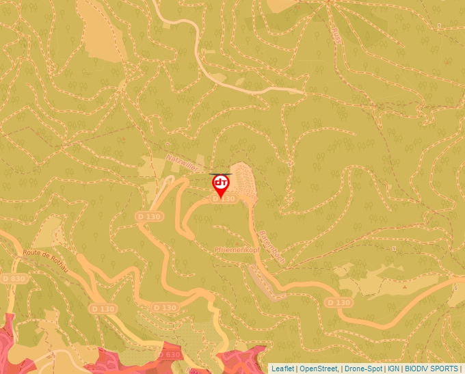 Carte Géoportail pour les drones de loisir