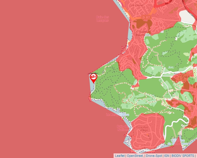 La carte GeoPortail