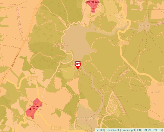 Carte Géoportail pour les drones de loisir