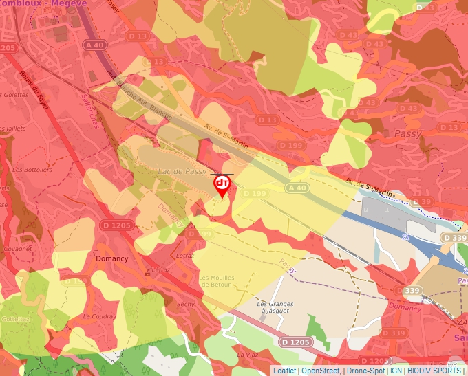 Carte Géoportail pour les drones de loisir