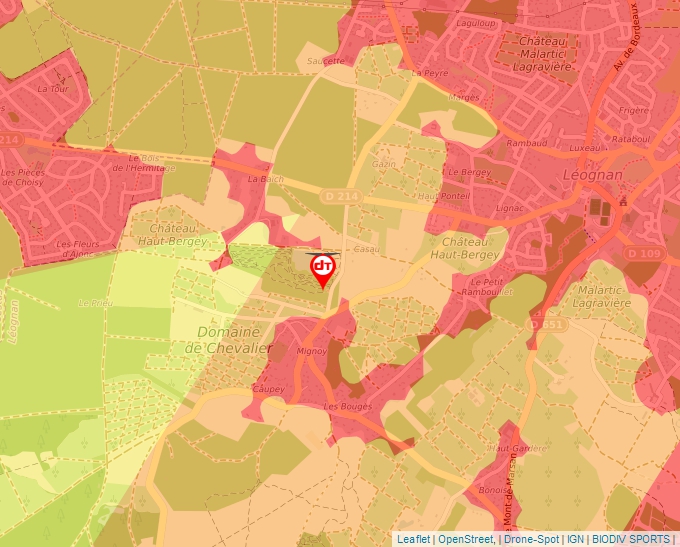 Carte Géoportail pour les drones de loisir