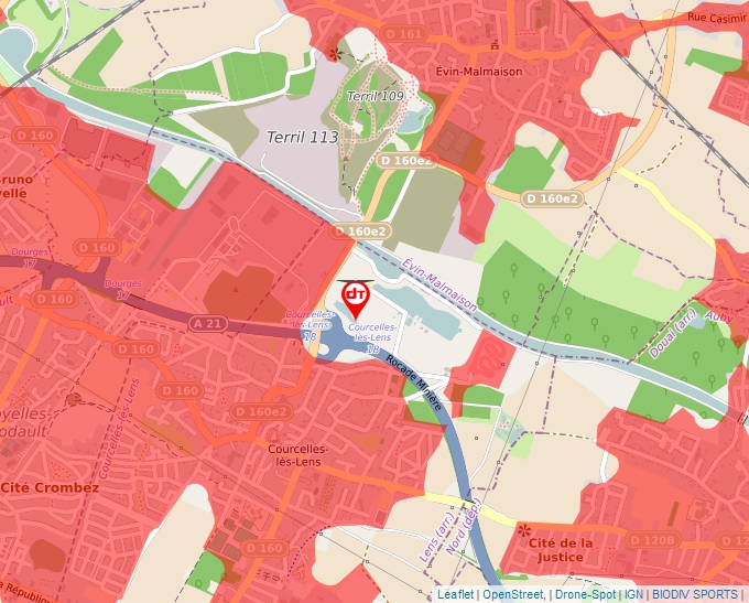 Carte Géoportail pour les drones de loisir