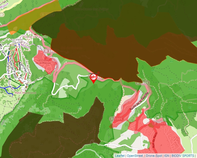 Carte Géoportail pour les drones de loisir
