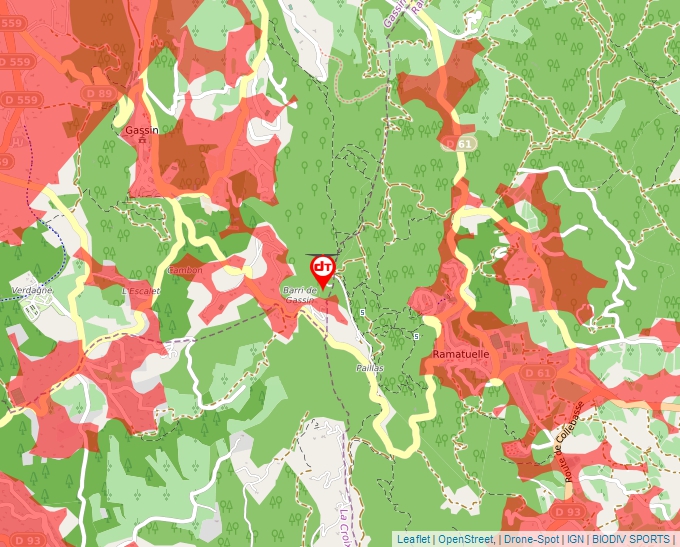 La carte GeoPortail