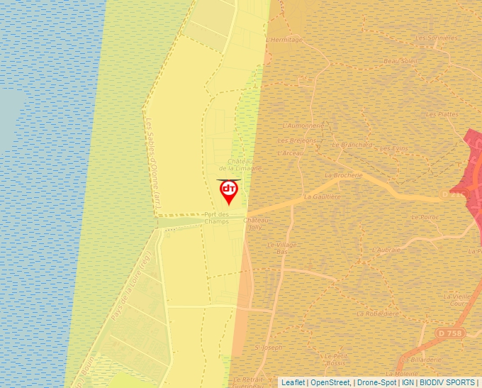 Carte Géoportail pour les drones de loisir