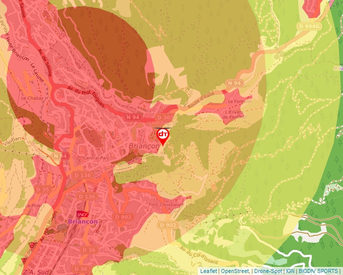 Geoportal map