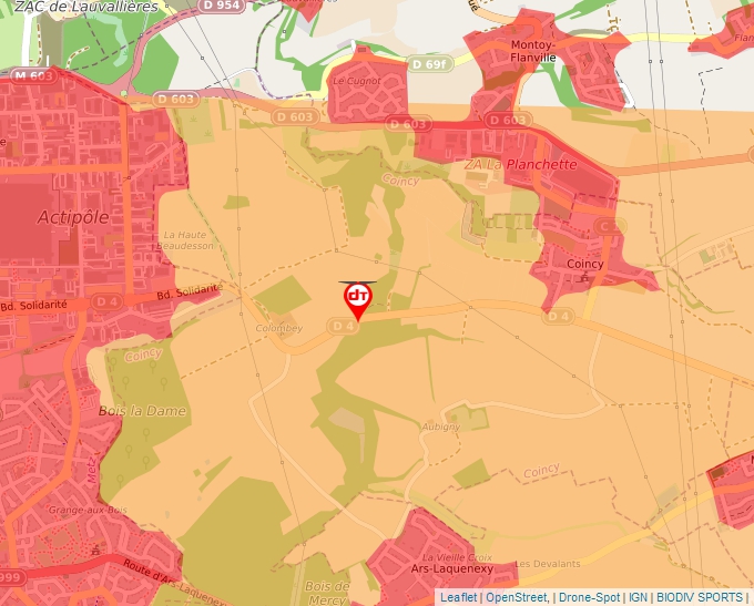 Geoportal map
