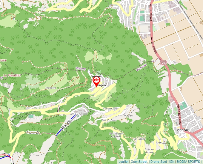 La carte GeoPortail