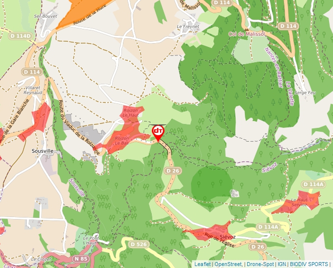 La carte GeoPortail