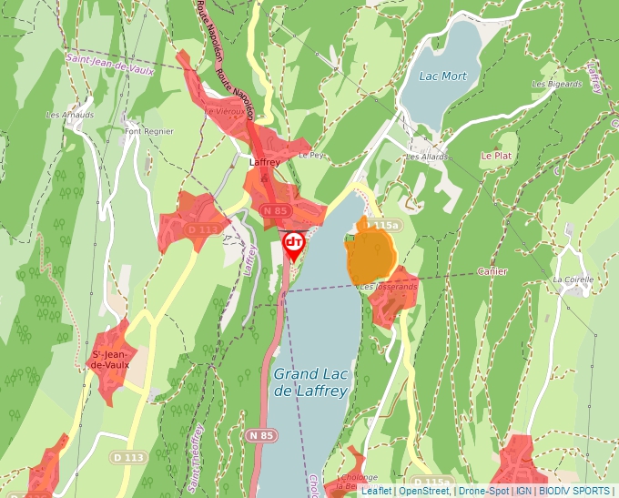 La carte GeoPortail