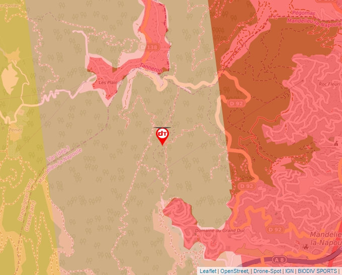 Carte Géoportail pour les drones de loisir
