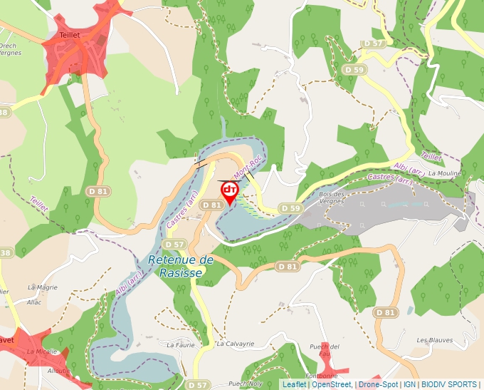 Carte Géoportail pour les drones de loisir