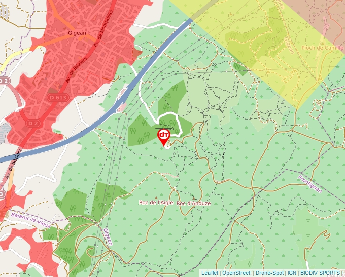 Carte Géoportail pour les drones de loisir