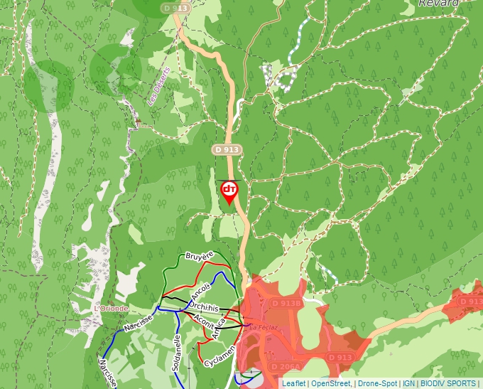 Carte Géoportail pour les drones de loisir